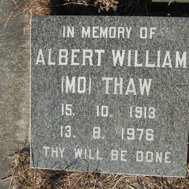 THAW Albert William 1913-1976