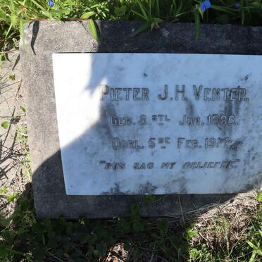 VENTER Pieter J.H. 1886-1972