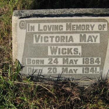 WICKS Victoria May 1884-1941