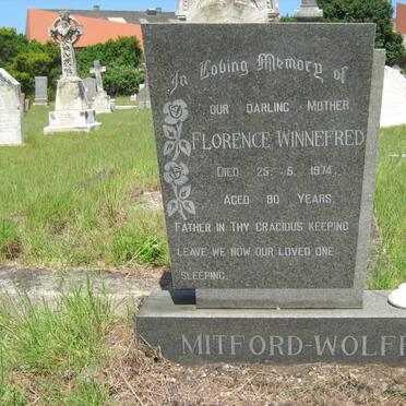 WOLFF Florence Winnefred, Mitford -1974