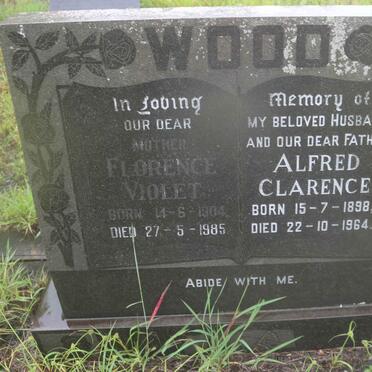 WOOD Alfred Clarence 1898-1964 &amp; Florence Violet 1904-1985