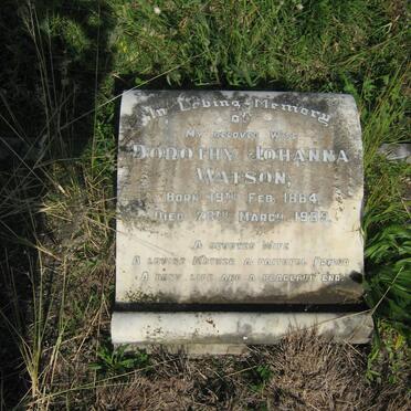 WATSON Dorothy Johanna 1884-1939