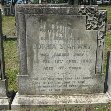 WHY Sophia S., Ah  -1940