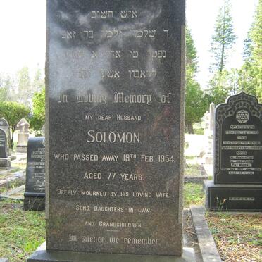 BERMAN Solomon -1954