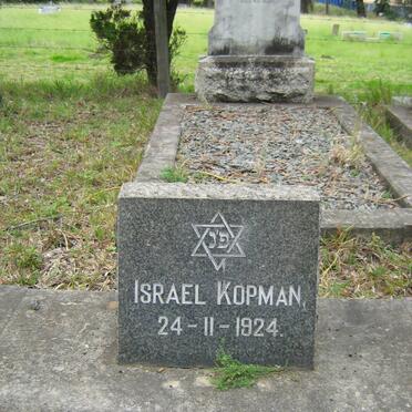 KOPMAN Israel -1924 