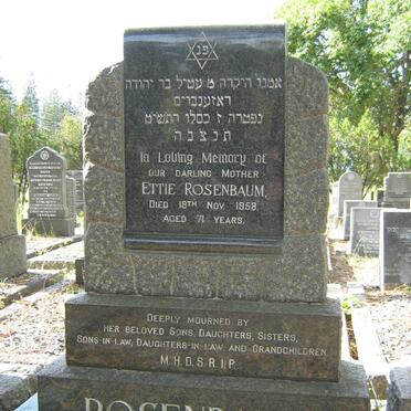 ROSENBAUM Ettie -1958