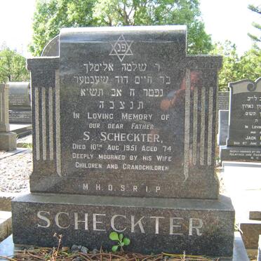 SCHECKTER Samuel -1951 