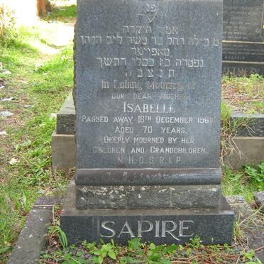 SAPIRE Isabelle -1960