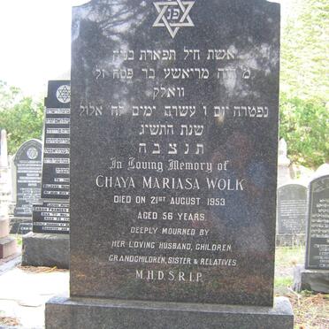 WOLK Chaya Mariasa -1953 