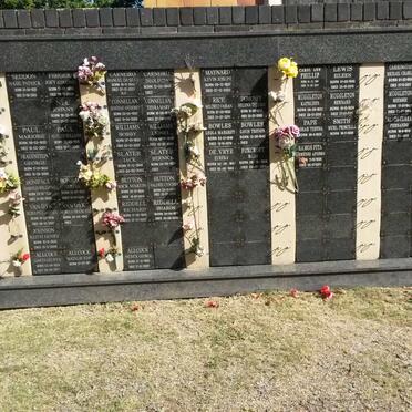 Eastern Cape, EAST LONDON, Cambridge, Eucharistic Heart of Jesus Catholic Church, Memorial Wall