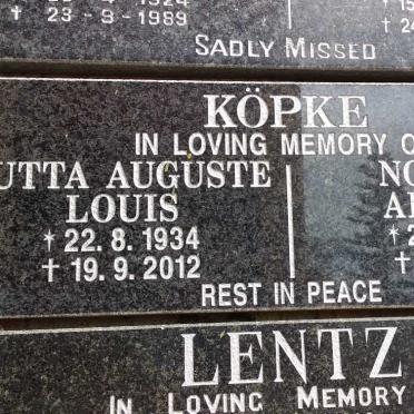 KÖPKE Norman Arthur 1928-1992 &amp; Jutta Auguste Louis 1934-2012