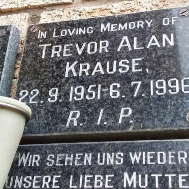 KRAUSE Trevor Alan 1951-1996