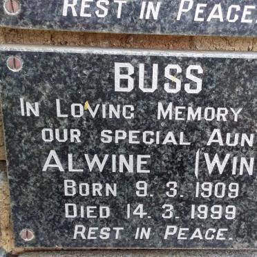 BUSS Alwine 1909-1999