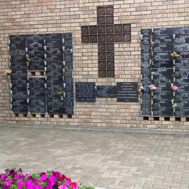 Eastern Cape, EAST LONDON, Beacon Bay North, St. Crucis Lutheran Church, Memorial Walls