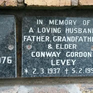 LEVEY Conway Gordon 1937-1999