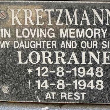 KRETZMANN Lorraine 1948-1948
