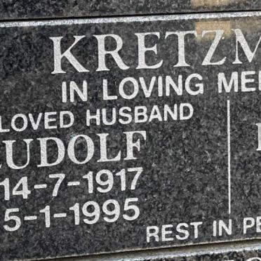 KRETZMANN Rudolf 1917-1995 &amp; Edna RICHTER 1919-2016