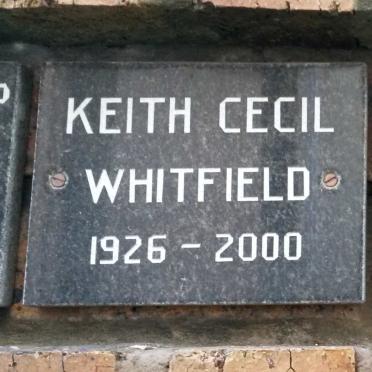 WHITFIELD Keith Cecil 1926-2000