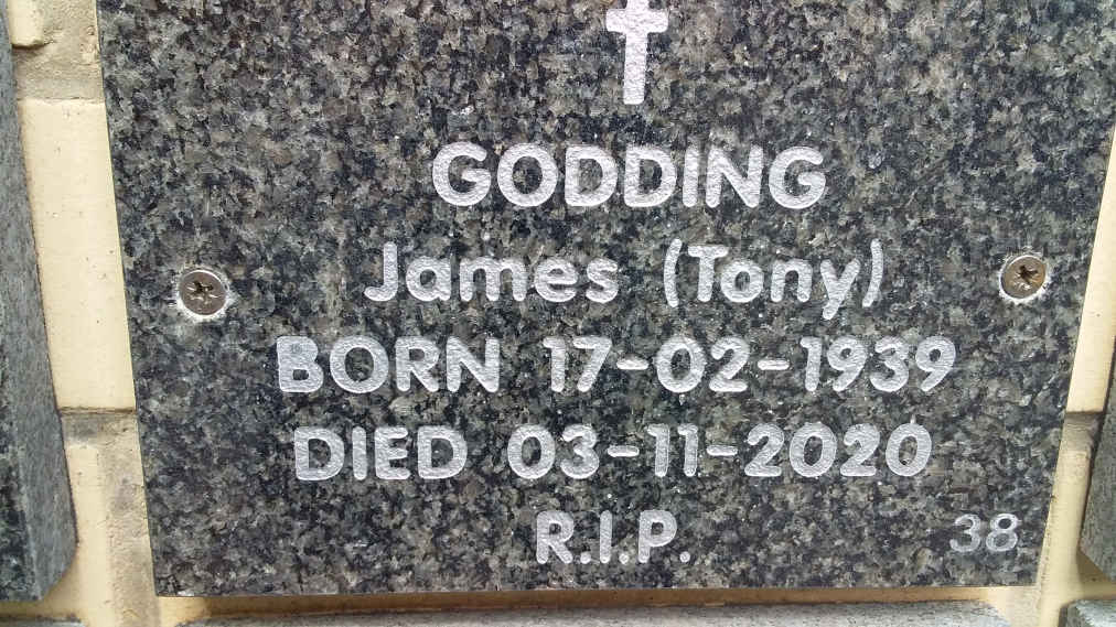 GODDING James 1939-2020