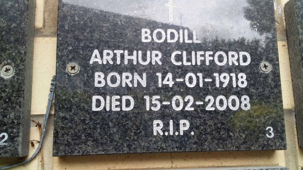 BODILL Arthur Clifford 1918-2008