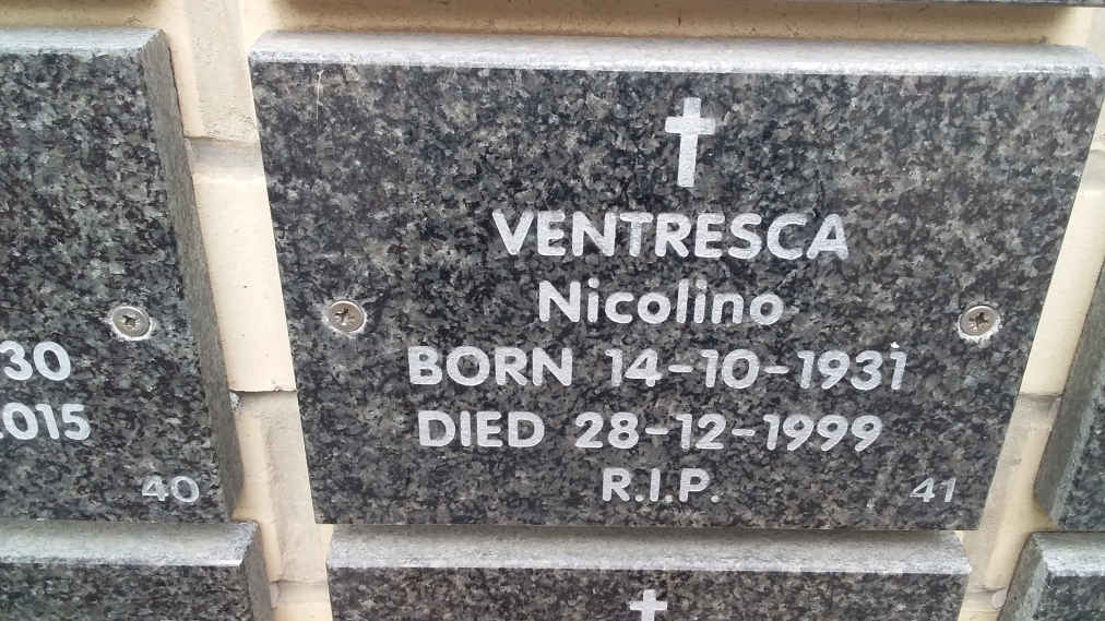 VENTRESCA Nicolino 1931-1999