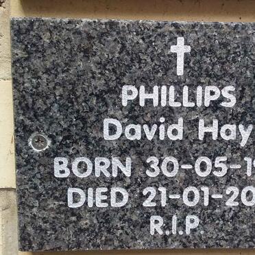 PHILLIPS David Hay 1939-2014