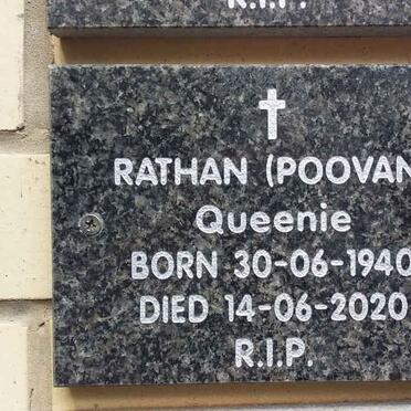 RATHAN Queenie 1940-2020