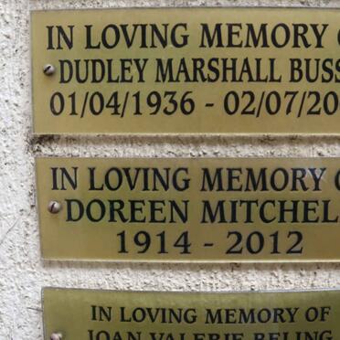 BUSSE Dudley Marshall 1936-2009