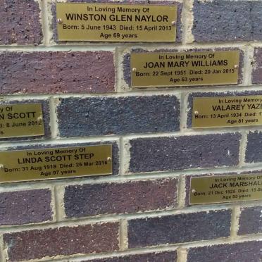 Eastern Cape, EAST LONDON, Stirling, Presbyterian Church, Memorial Wall