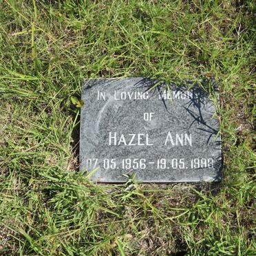? Hazel Ann 1956-1998