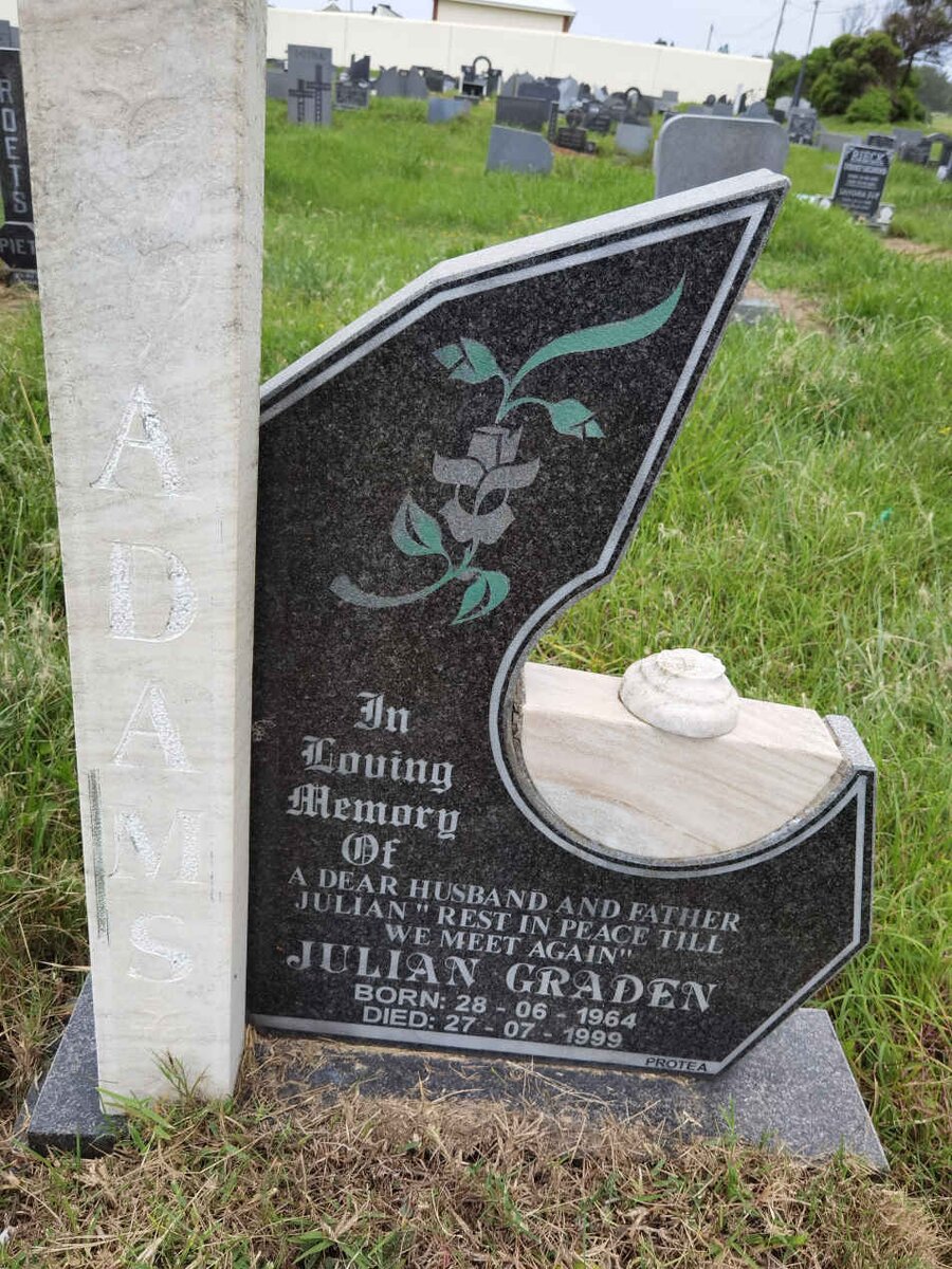 ADAMS Julian Graden 1964-1999