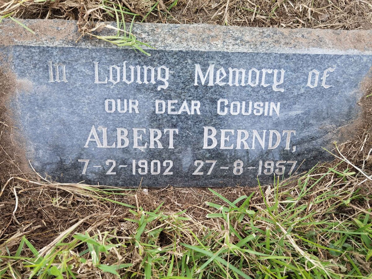 BERNDT Albert 1902-1957