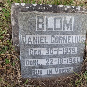 BLOM Daniel Cornelius 1939-1941