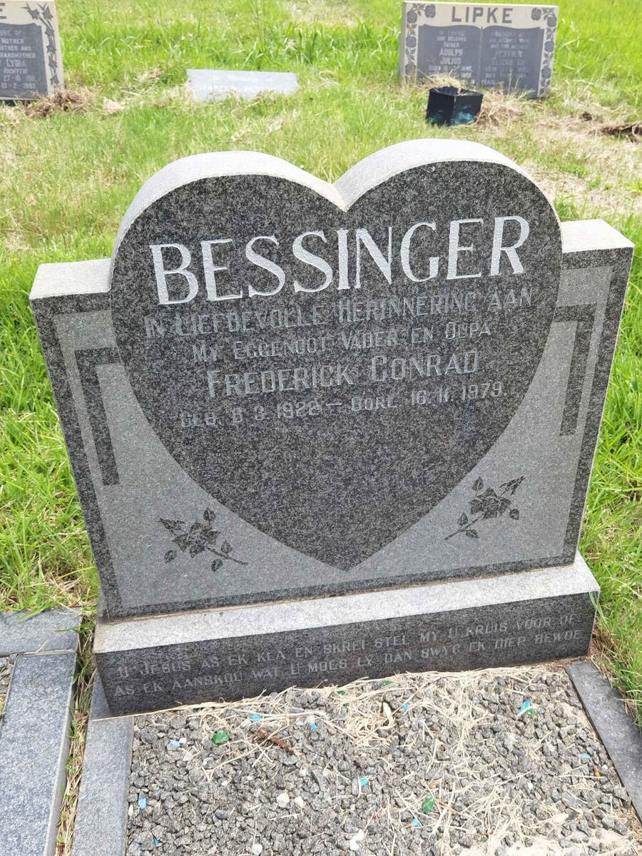 BESSINGER Frederick Conrad 1928-1979