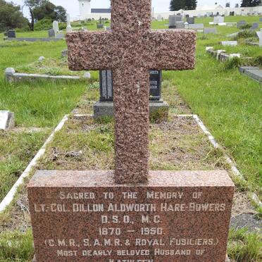 BOWERS Dillon Aldworth, HARE 1870-1950 & Kathleen 1899-1983