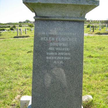BROWNE Helen Florence nee WALKER 1870-1954