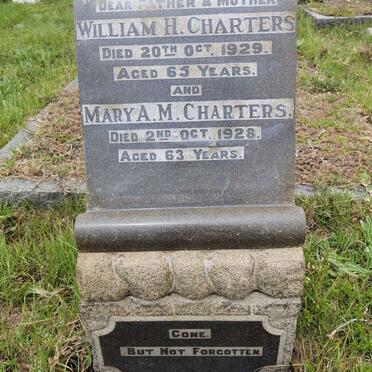 CHARTERS William H. -1929 &amp; Mary A.M. -1928
