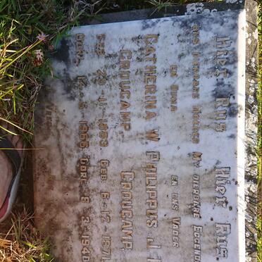 CROUCAMP Philippus J.P. 1871-1940 &amp; Catharina W. 1883-1966