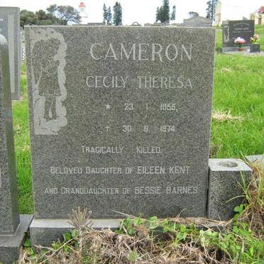 CAMERON Cecily Theresa 1955-1974