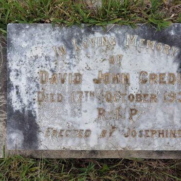 CREDIE David John -1932