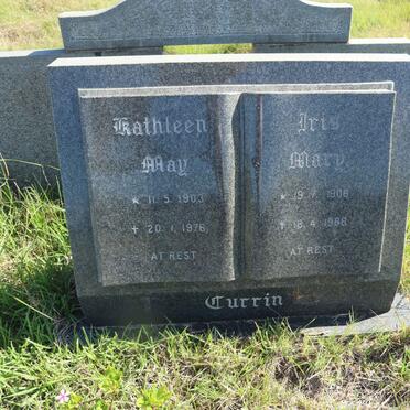 CURRIN Kathleen May 1903-1976 :: CURRIN Iris Mary 1906-1986