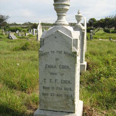 COCK Thomas Toy Frederic -1920 &amp; Emma 1885-1943