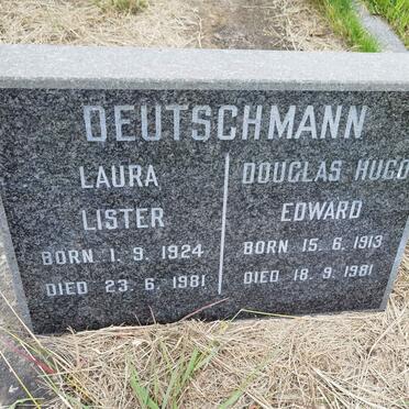 DEUTSCHMANN Douglas Hugo Edward 1913-1981 &amp; Laura Lister 1924-1981