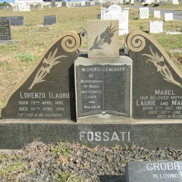 FOSSATI Lorenzo 1895-1950 &amp; Mabel 1908-1988