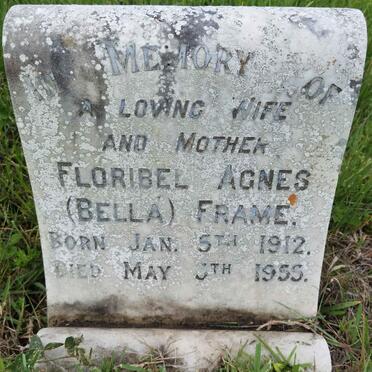 FRAME Floribel Agnes 1912-1955