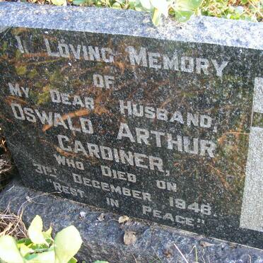 GARDINER Oswald Arthur -1948