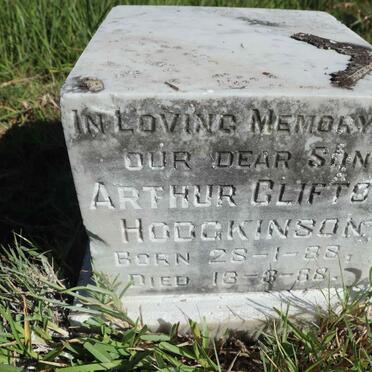 HODGKINSON Arthur Clifton 1988-1988