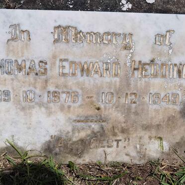 HEDDING Thomas Edward 1876-1949