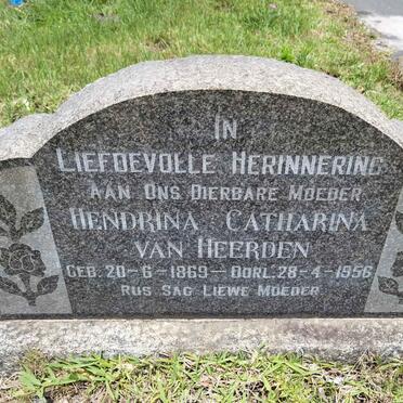 HEERDEN Hendrika Catharina, van 1869-1956