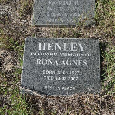 HENLEY Rona Agnes 1927-2007